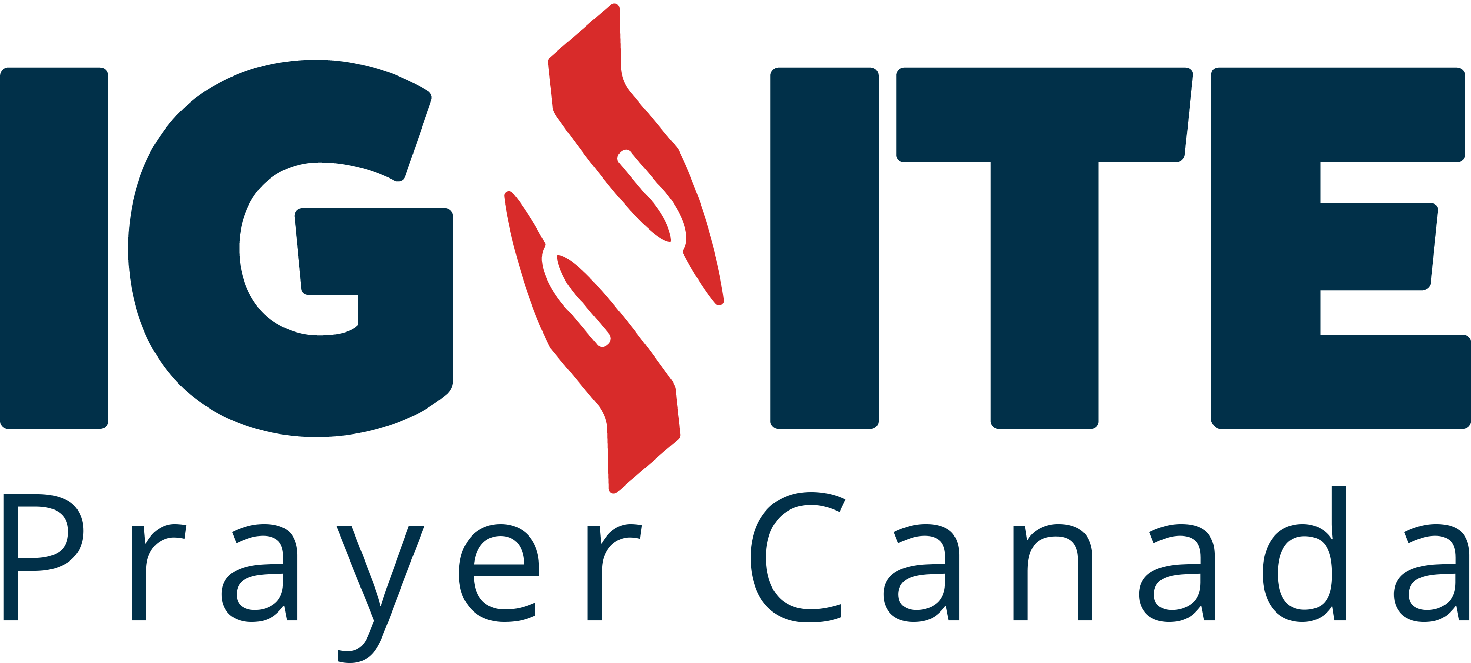 logo Ignite prayer canada uppercase